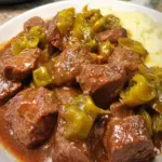 Crockpot Mississippi Steak Bites