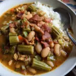 Crockpot Speckled Butter Beans and Okra Stew