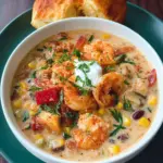 Easy Creamy Seafood and Shrimp Chili