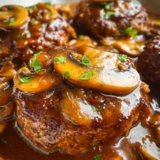 Easy Salisbury Steak Recipe with Mushroom Gravy