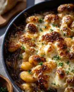 French Onion Gnocchi