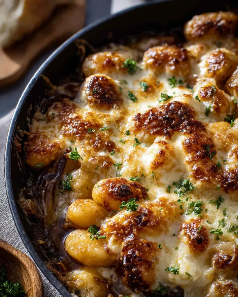 French Onion Gnocchi