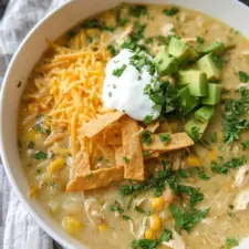 Green Enchilada Chicken Soup