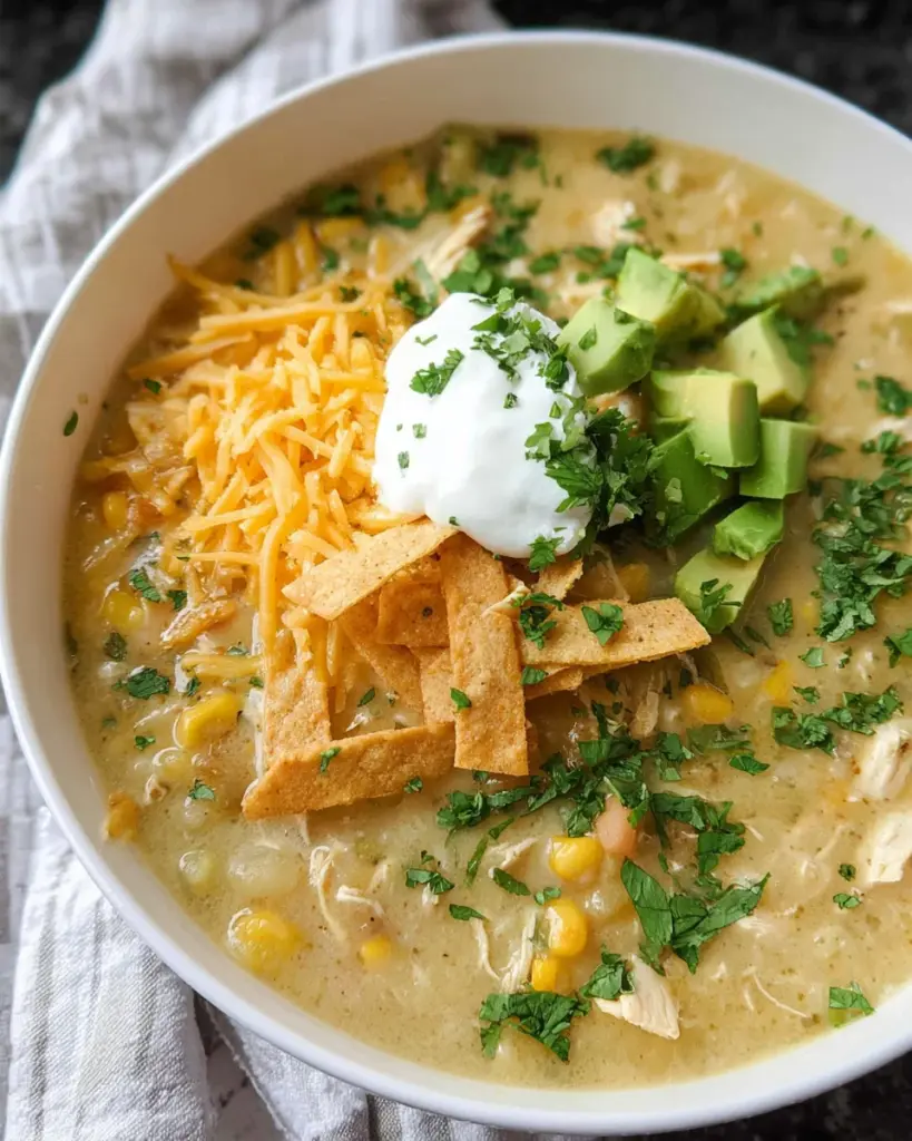 Green Enchilada Chicken Soup Recipe