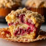 Leftover Cranberry Sauce Coffee Cake Muffins