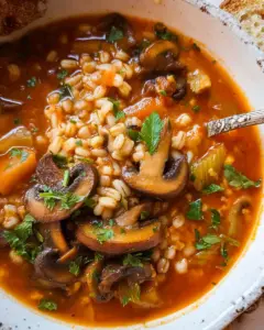 Mushroom Barley Soup