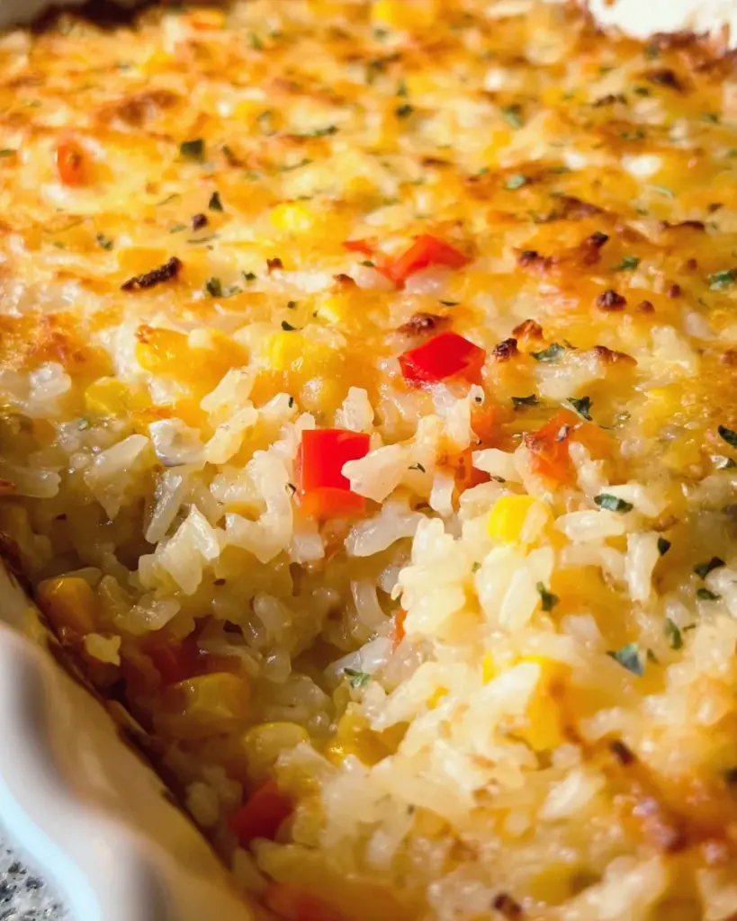 Pepper Jack Rice Bake