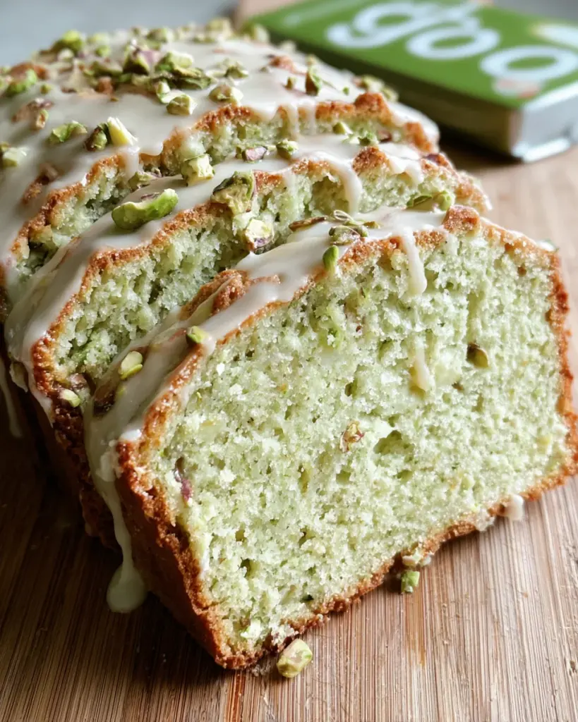 Pistachio Pudding Bread