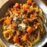 Pumpkin Beef Bolognese