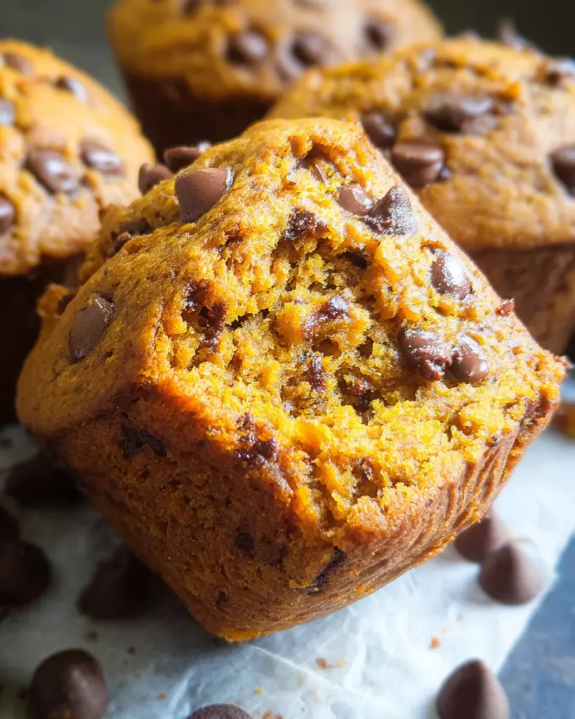 Pumpkin Chocolate Chip Muffins