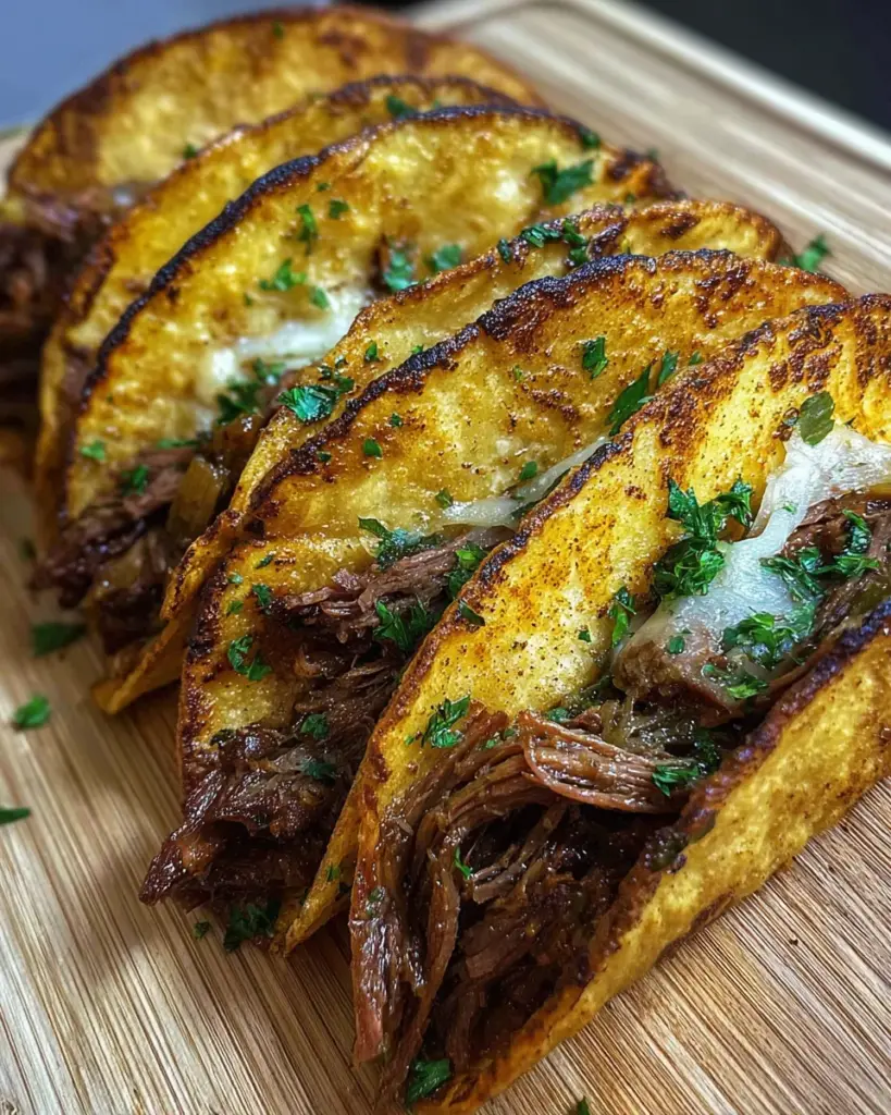 Slow Cooker Shredded Beef Tacos
