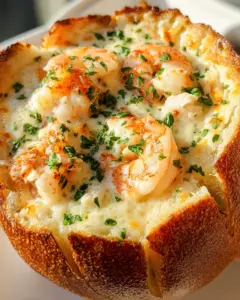 Stuffed Seafood Bread Bowl
