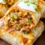 Baked Chicken Chimichanga