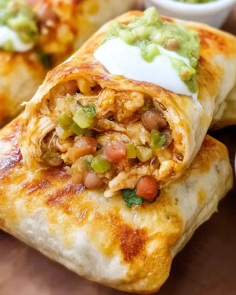 Baked Chicken Chimichanga