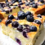 Blueberry Cottage Cheese Breakfast Bake