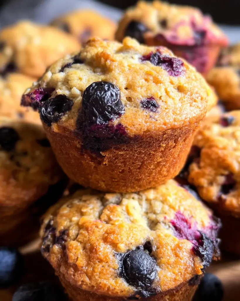 Blueberry Oatmeal Muffins