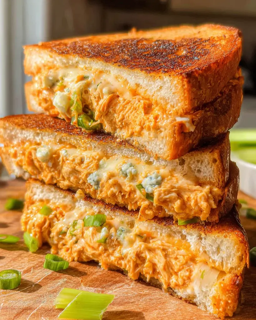 Buffalo Chicken Grilled Cheese