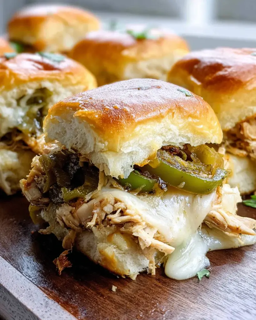 Chicken Philly Sliders