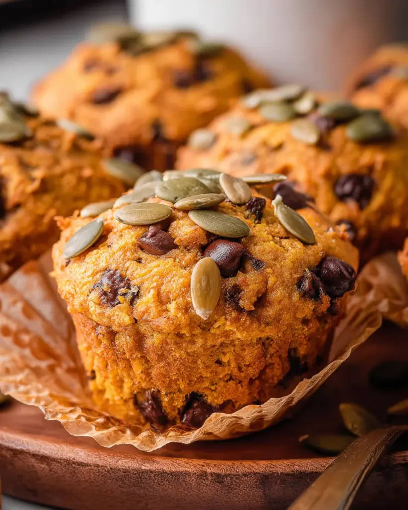 Cottage Cheese Pumpkin Muffins