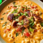 Creamy Cajun Chicken Pasta Soup
