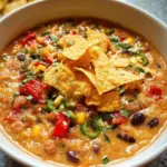 Crockpot Vegetarian Tortilla Soup