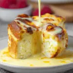 Custard Bread Pudding with Vanilla Sauce