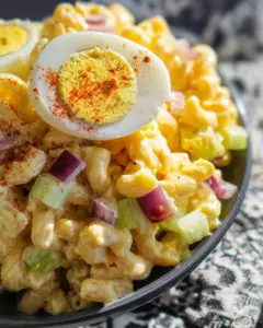 Deviled Egg Macaroni Salad