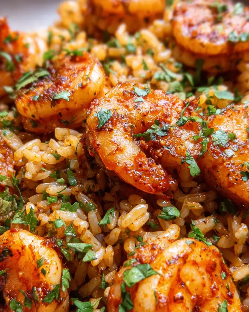Easy Cajun Shrimp & Rice