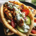 Easy Chicken Gyros & Tzatziki Sauce