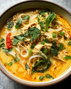 Easy Thai Chicken Curry Soup