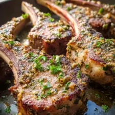 Garlic and Herb Crusted Lamb Chops