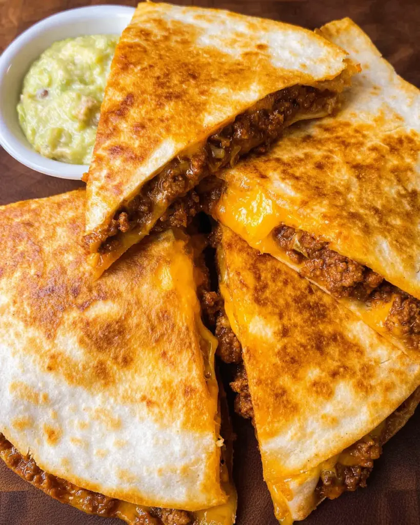 Ground Beef Quesadillas Recipe