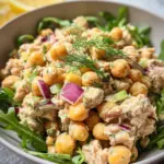 Healthy Tuna Garbanzo Bean Salad