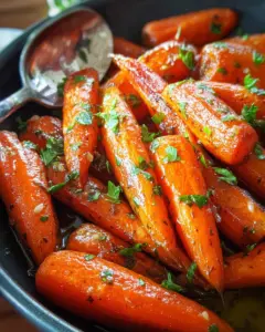 Honey Garlic Roasted Carrots
