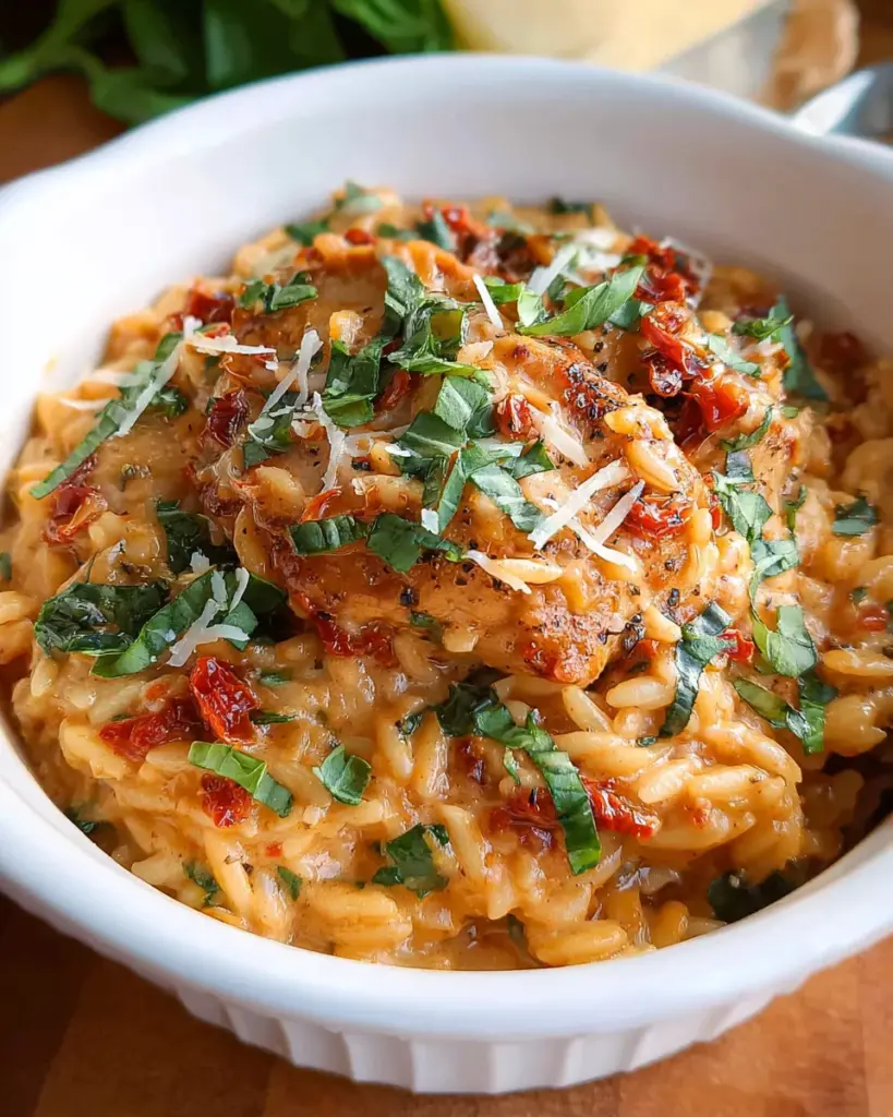 Marry Me Chicken Orzo