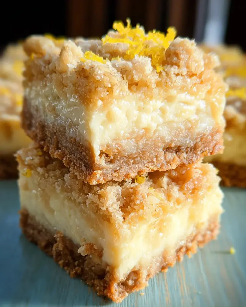 Oatmeal Lemon Cream Bars