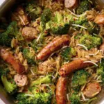 One-Pot Chicken Sausage Orzo With Broccoli