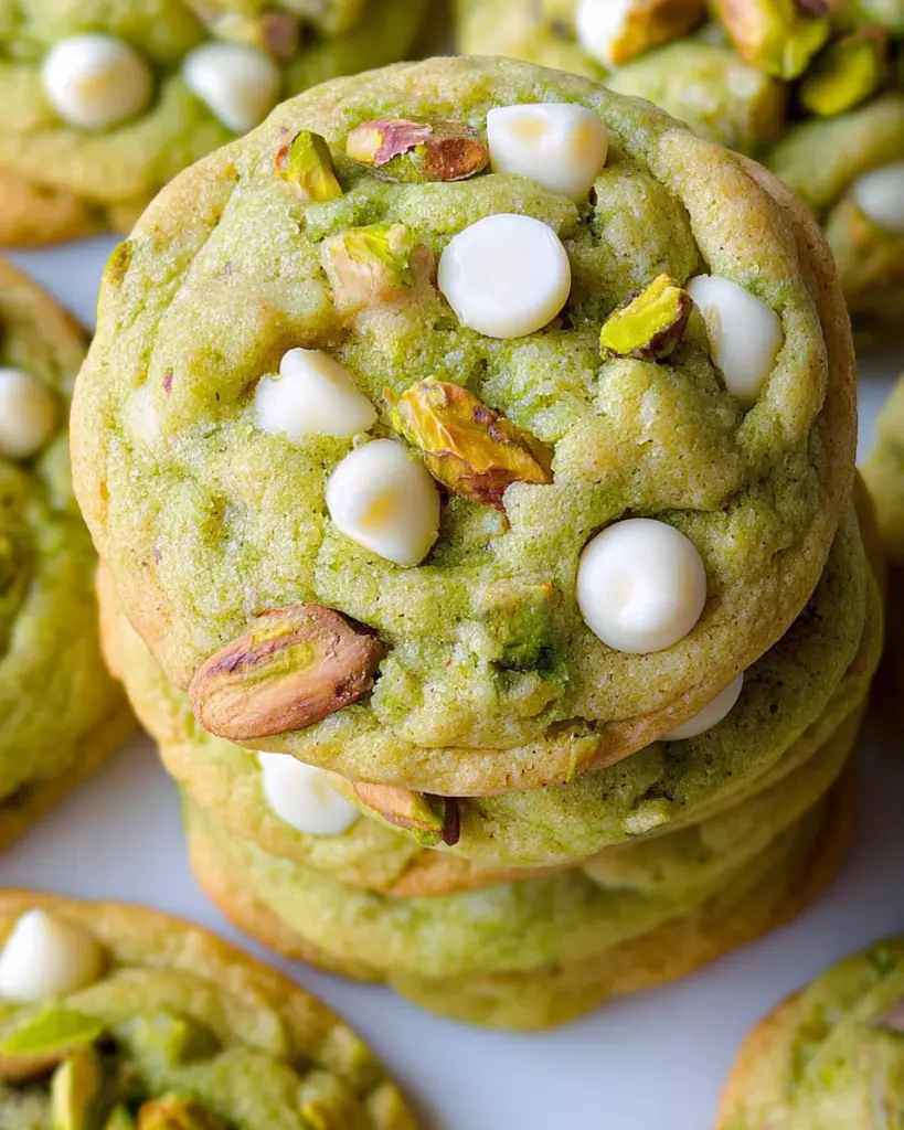 Pistachio Pudding Cookies
