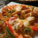 Queso Chicken Fajita Skillet