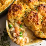 Seafood Pot Pie (with Cheddar Bay Crust)