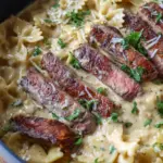 Steak Pasta Alfredo