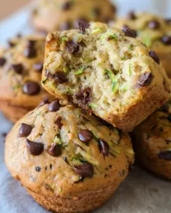 Zucchini Chocolate Chip Muffins